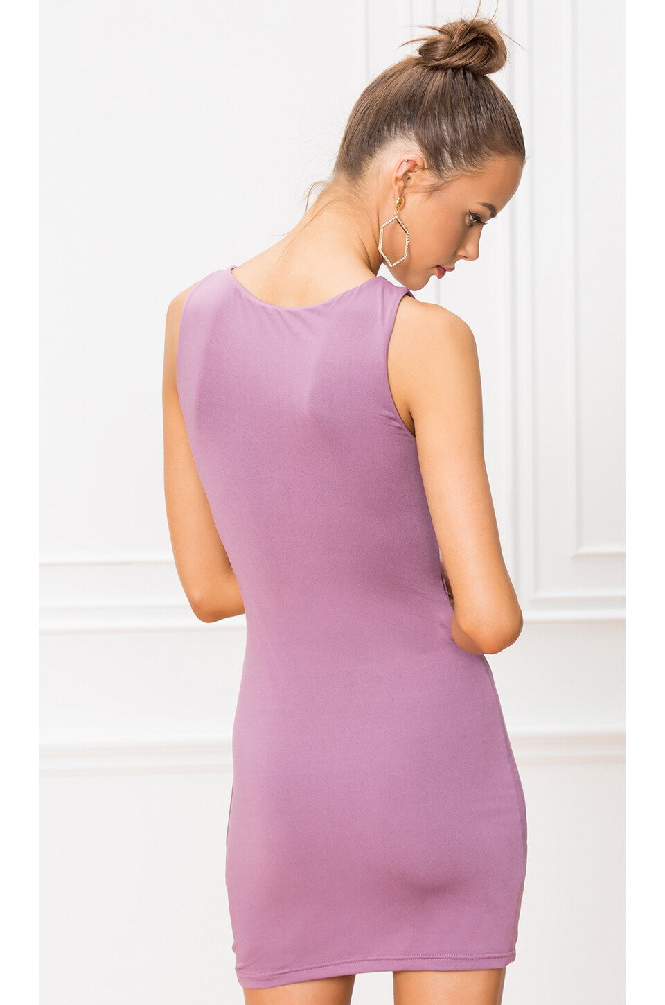 Lilac Mini dress women clothing fashion Small hover