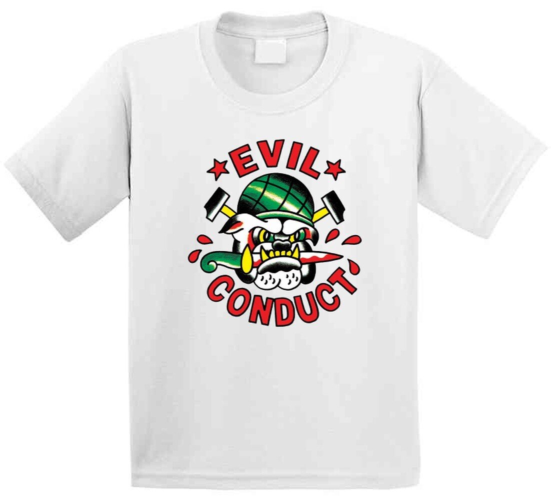 Evil Conduct Hot Bulldog Soldier Style T Shirt hover