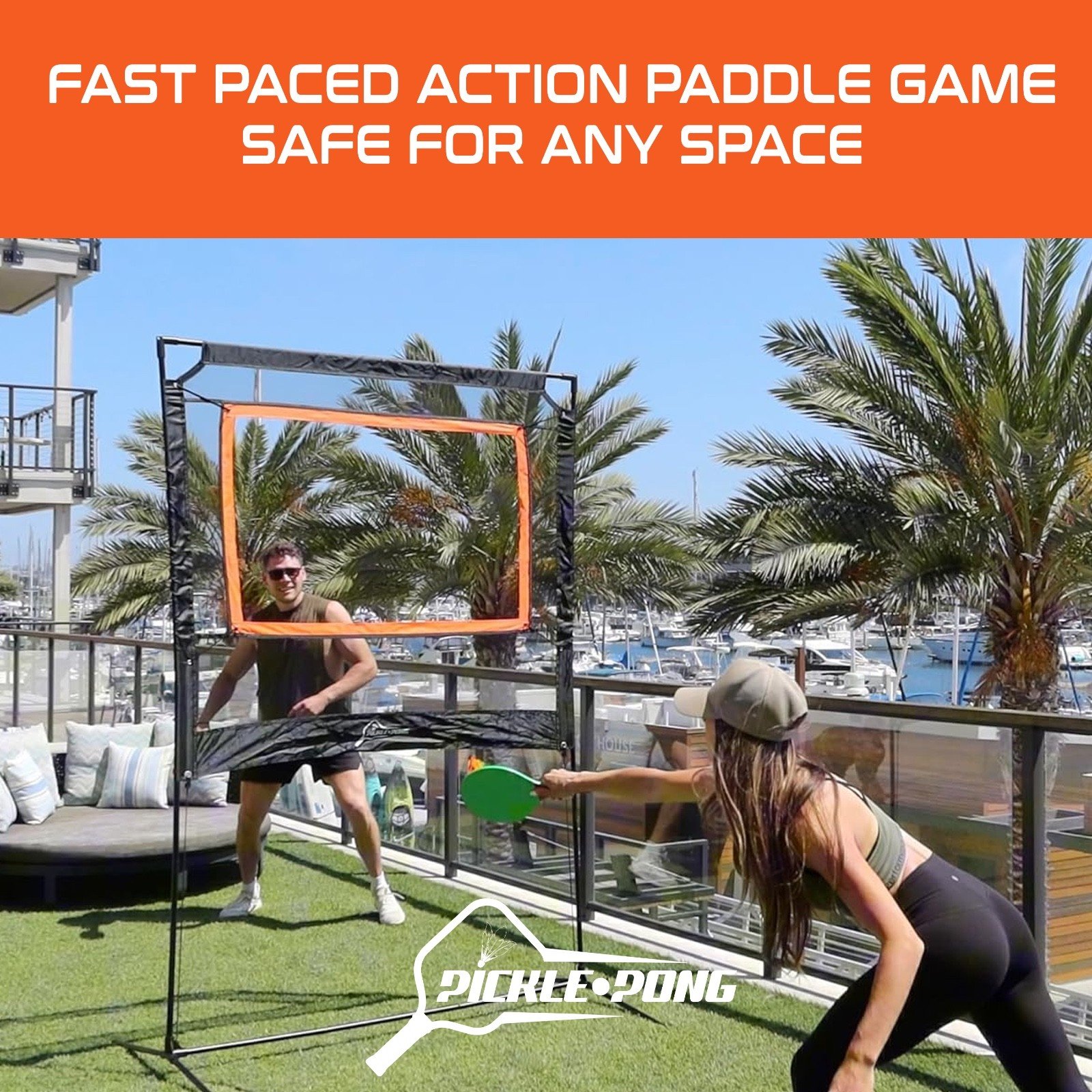 PicklePong - Like Jazzminton Sport and Badminton - Indoor or Outdoor hover