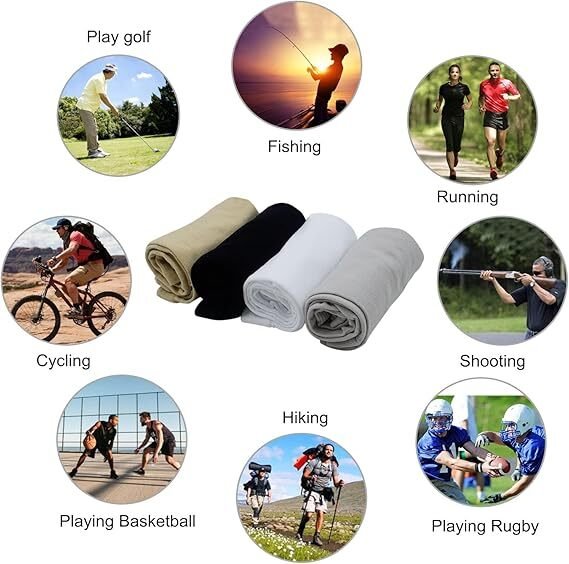 3 Pairs Cooling Arm Sleeves Cover UV Sun Protection Sports Outdoor For Men Women hover