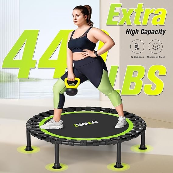ZCMHAXJ Foldable Mini Trampoline, 36