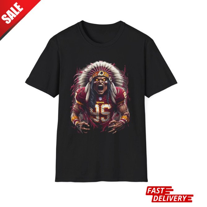 Washington Redskins Horror Style T-Shirt - Unique NFL Fan Apparel_reprint_ new!!