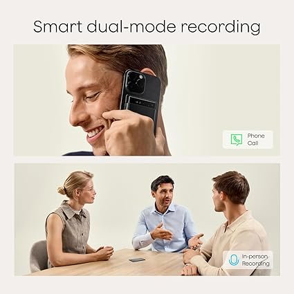 Plaud Note Pro AI Voice Recorder, Transcribe & Summarize with AI Note Taker for Meetings & Calls, Professionals & Teams, Supports 112 Languages, Ultra-Slim, InstantView Display, Case Included, Black | AI Note Taker for Professionals & Teams, Productivity, 112 Languages, Ultra-Slim, InstantView Display, Case Included, Black hover