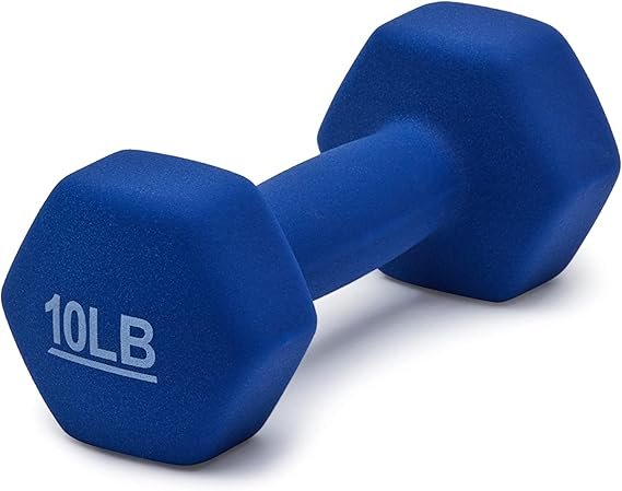 Amazon Basics Neoprene Dumbbell Hand Weights for Exercise and Muscle Toning hover