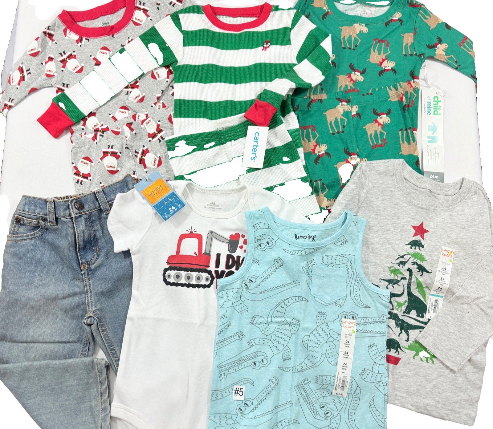 BABY CLOTHING LOT MIXED BRANDS SIZE 24 MONTHS / NWT / 10 PIECES/ LOT #5