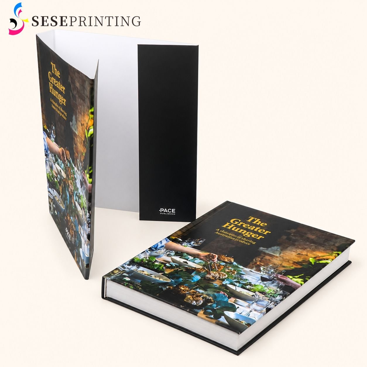Custom Books on Demand Full Color Hardcover Sprayed Edge Novel Book Case Bound Dust Jacket Printing hover
